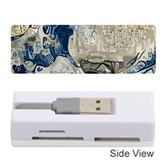 Wave Sea Ocean Splash Water Surf Foam Movement Memory Card Reader (stick) by Wegoenart