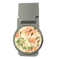 Flowers Petals Stem Bouquet Flora Floral Bloom Money Clips (round)  by Wegoenart