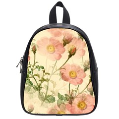 Flowers Petals Stem Bouquet Flora Floral Bloom School Bag (small) by Wegoenart