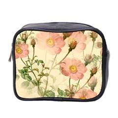 Flowers Petals Stem Bouquet Flora Floral Bloom Mini Toiletries Bag (two Sides) by Wegoenart