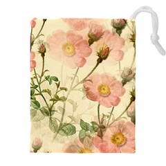 Flowers Petals Stem Bouquet Flora Floral Bloom Drawstring Pouch (4xl) by Wegoenart