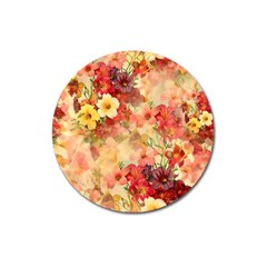 Seamless Pattern Textile Surface Luxury Vintage Magnet 3  (round) by Wegoenart