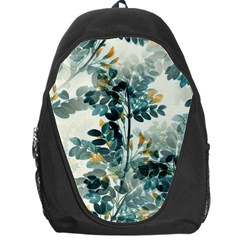 Vintage Retro Flowers Leaves Foliage Plants Backpack Bag by Wegoenart