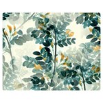 Vintage Retro Flowers Leaves Foliage Plants Double Sided Flano Blanket (Medium)  60 x50  Blanket Front