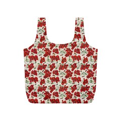 Flowers Poppies Red Full Print Recycle Bag (s) by Wegoenart