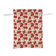 Flowers Poppies Red Lightweight Drawstring Pouch (s) by Wegoenart