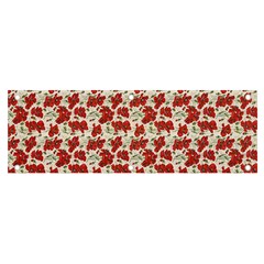 Flowers Poppies Red Banner And Sign 6  X 2  by Wegoenart