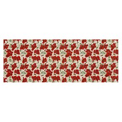 Flowers Poppies Red Banner And Sign 8  X 3  by Wegoenart