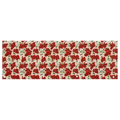 Flowers Poppies Red Banner And Sign 9  X 3  by Wegoenart