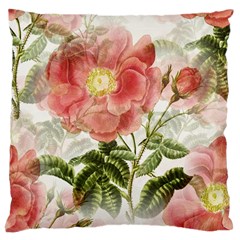 Flowers Vintage Background Retro Floral Stem Standard Flano Cushion Case (two Sides) by Wegoenart