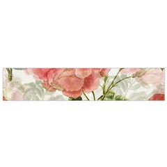 Flowers Vintage Background Retro Floral Stem Small Flano Scarf