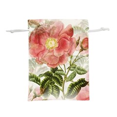 Flowers Vintage Background Retro Floral Stem Lightweight Drawstring Pouch (m) by Wegoenart