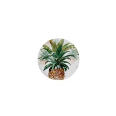 Pineapple Pattern Background Seamless Vintage 1  Mini Magnets by Wegoenart