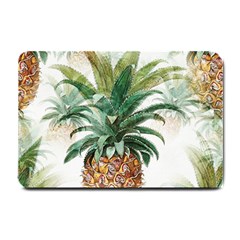 Pineapple Pattern Background Seamless Vintage Small Doormat by Wegoenart