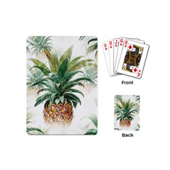 Pineapple Pattern Background Seamless Vintage Playing Cards Single Design (mini)