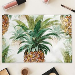 Pineapple Pattern Background Seamless Vintage Cosmetic Bag (xxl) by Wegoenart