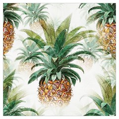 Pineapple Pattern Background Seamless Vintage Lightweight Scarf  by Wegoenart