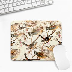 Birds Perched Birds Pattern Design Seamless Small Mousepad by Wegoenart