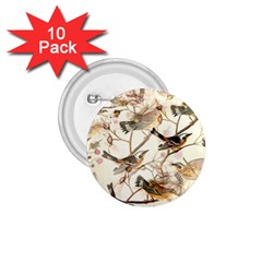 Birds Perched Birds Pattern Design Seamless 1 75  Buttons (10 Pack) by Wegoenart