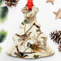 Birds Perched Birds Pattern Design Seamless Ornament (christmas Tree)  by Wegoenart