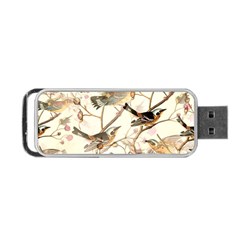 Birds Perched Birds Pattern Design Seamless Portable Usb Flash (two Sides) by Wegoenart