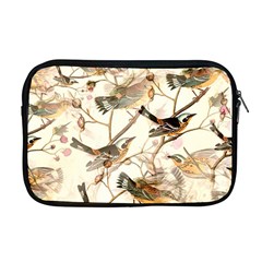 Birds Perched Birds Pattern Design Seamless Apple Macbook Pro 17  Zipper Case by Wegoenart