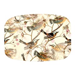 Birds Perched Birds Pattern Design Seamless Mini Square Pill Box by Wegoenart