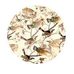 Birds Perched Birds Pattern Design Seamless Mini Round Pill Box (pack Of 3) by Wegoenart