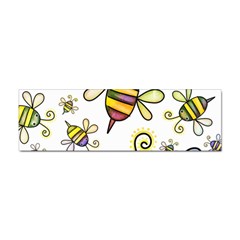 Bee Doodle Cartoon Sticker Bumper (10 Pack) by Wegoenart