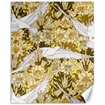 Dove Flowers Pattern Birds Flying Wings Animals Canvas 16  x 20  15.75 x19.29  Canvas - 1