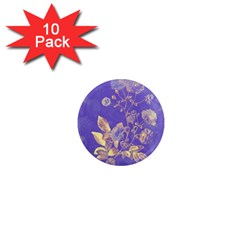 Flowers Petals Bouquet Stem Floral Pattern 1  Mini Magnet (10 pack) 