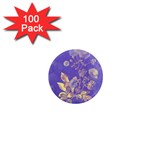 Flowers Petals Bouquet Stem Floral Pattern 1  Mini Magnets (100 pack)  Front