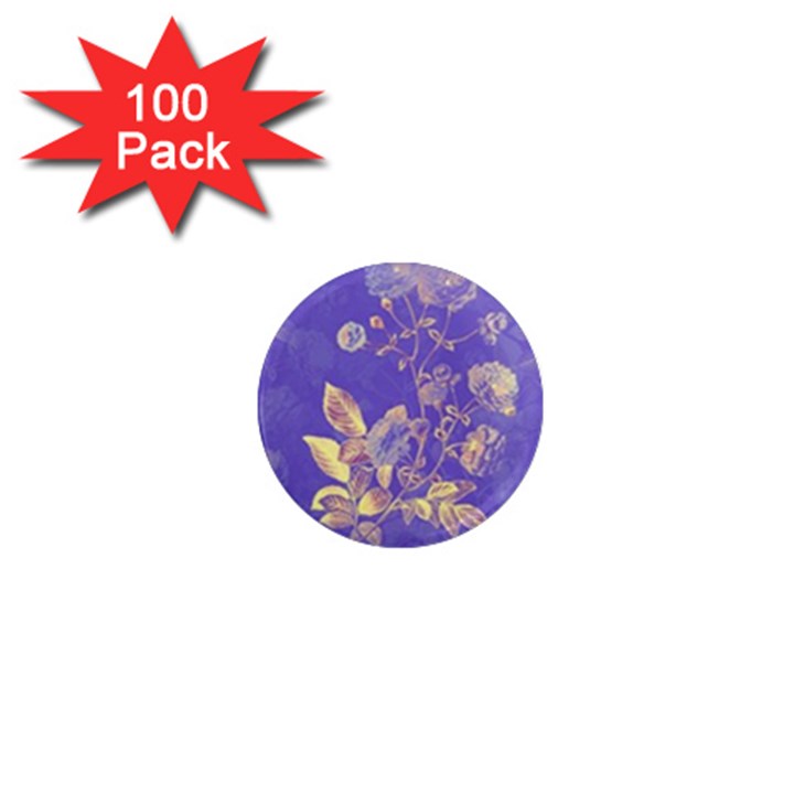 Flowers Petals Bouquet Stem Floral Pattern 1  Mini Magnets (100 pack) 