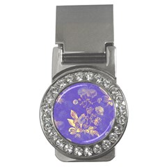 Flowers Petals Bouquet Stem Floral Pattern Money Clips (CZ) 