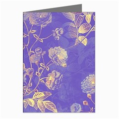 Flowers Petals Bouquet Stem Floral Pattern Greeting Cards (Pkg of 8)