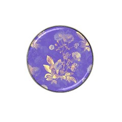 Flowers Petals Bouquet Stem Floral Pattern Hat Clip Ball Marker