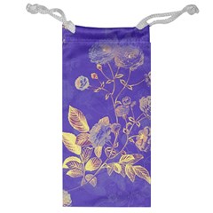 Flowers Petals Bouquet Stem Floral Pattern Jewelry Bag