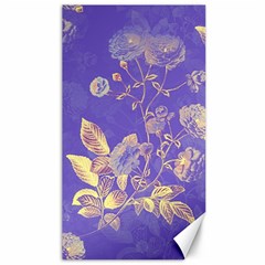 Flowers Petals Bouquet Stem Floral Pattern Canvas 40  x 72 