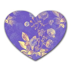 Flowers Petals Bouquet Stem Floral Pattern Heart Mousepad