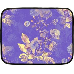 Flowers Petals Bouquet Stem Floral Pattern Fleece Blanket (Mini)