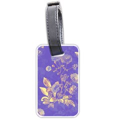 Flowers Petals Bouquet Stem Floral Pattern Luggage Tag (one side)