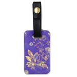 Flowers Petals Bouquet Stem Floral Pattern Luggage Tag (one side) Front