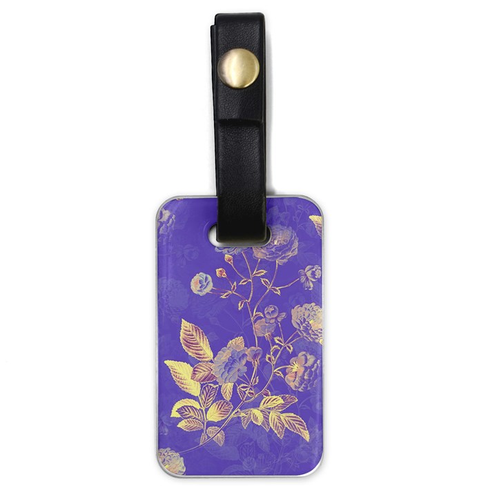 Flowers Petals Bouquet Stem Floral Pattern Luggage Tag (one side)