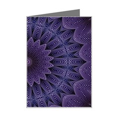 Shape Geometric Symmetrical Symmetry Wallpaper Mini Greeting Card