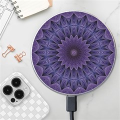 Shape Geometric Symmetrical Symmetry Wallpaper Wireless Charger by Wegoenart