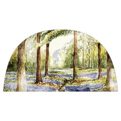 Trees Park Watercolor Lavender Flowers Foliage Anti Scalding Pot Cap by Wegoenart