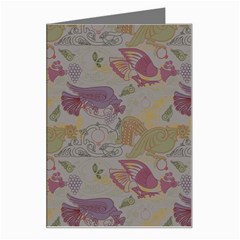 Pattern Armenian Birds Greeting Card