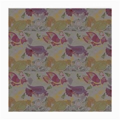 Pattern Armenian Birds Medium Glasses Cloth (2 Sides) by Gohar