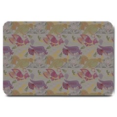 Pattern Armenian Birds Large Doormat by Gohar