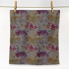 Pattern Armenian Birds Face Towel by Gohar